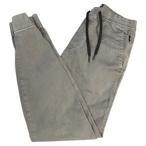 SALE CCO Hollister Skinny Twill Jogger Pants Advanced Stretch Gray Small